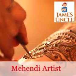 Mehendi artist Miss. Baisakhi Das in Khagra